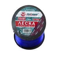 Леска строительная 1,2 мм x 100 м, синяя, "MAXIMUM" MX 07734